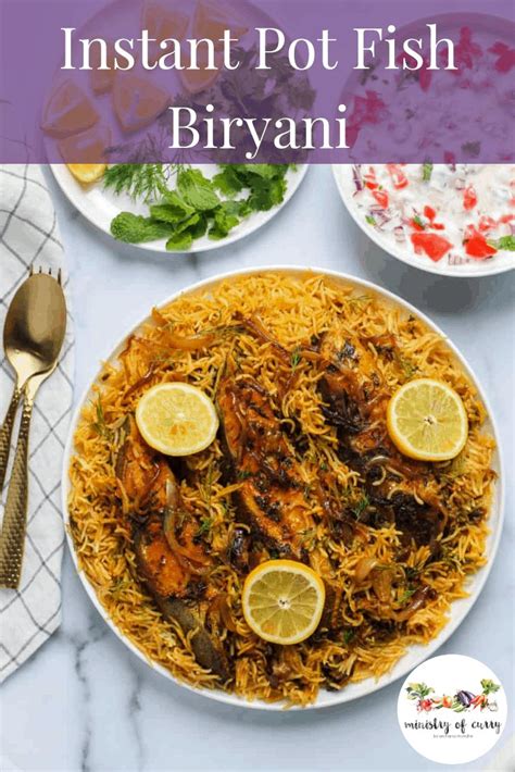 fish biryani|Instant Pot Fish Biryani .